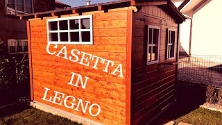 ► Costruzione di una CASETTA IN LEGNO  Tessari Alberto [upl. by Htezzil]