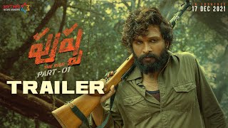 Pushpa Official Trailer  Allu Arjun  Rashmika  Fahadh Faasil  Sukumar  DSP  17th Dec [upl. by Ninerb]