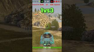 Skorpion G  4 Kills 1vs3 amp 7287 DMG  worldoftanksblitz wotblitz shorts танки [upl. by Lurlene]