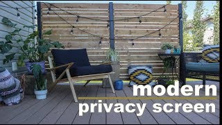 DIY Deck Privacy Screen  Do It Yourself Privacy Wall [upl. by Nyrat640]