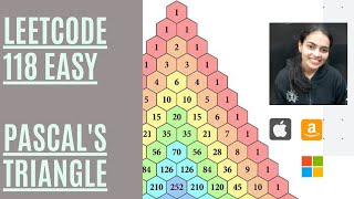 Pascals Triangle LeetCode 118 Easy Code  Example  Explanation [upl. by Goodman]