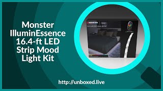 Monster IlluminEssence 164ft LED Strip Mood Light Kit  PLuGHiTz Live Unboxed [upl. by Seve]