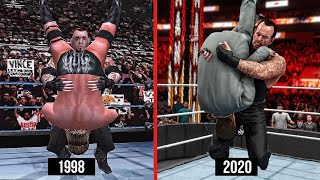 The Evolution Of Tombstone Piledriver WWE Games [upl. by Devora]