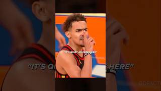 Trae Young vs New York drama continues 👀🔥 [upl. by Romie541]