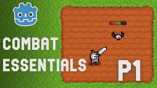 EntityBase HP and Inheritance Combat Essentials in Godot  P1 [upl. by Wolfram193]