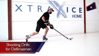 🏒 Hockey Shooting Drills for Defensemen TRAINING AT HOME [upl. by Oech]