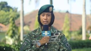 Serda K Reni Octaviani Peterjun Freefall Kowad Pertama dari Kostrad [upl. by Orren]