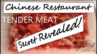 How To Make Meat Tender Soft Like Chinese Restaurants Do Secret Revealed Beef Chicken Pork amp Lamb [upl. by Salazar]