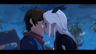 Kallum and Rayla Kiss  The Deagon Prince Season 3 [upl. by Katinka]