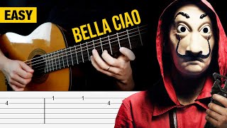 BELLA CIAO Guitar Tabs  Tutorial  Money Heist  La Casa de Papel [upl. by Maffei]