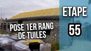 Comment poser des tuiles sur une toiture  Etape 55 [upl. by Nalda]