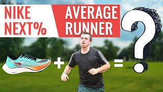 How Much Faster Can You Go In Nike Vaporfly NEXT Shoes  Average Runner Speed Test [upl. by Anitra294]