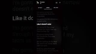 Sia  CHANDELIER  Lyrics  lyrics song music trending sia shorts viral dark cover [upl. by Ynohtna]