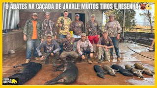 9 ABATES NA CAÇADA DE JAVALI MUITOS TIROS E RESENHA 🐗💪 [upl. by Koss]