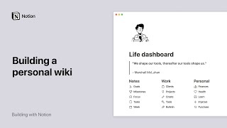 Build a personal wiki in Notion [upl. by Osyth]