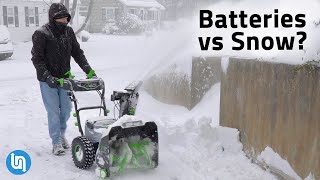 Is a Battery Snow Blower Worth It Ego 2Stage Review [upl. by Remington]