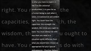 Motivational Quote On Lacking What It Takes  Charlton Ogburn motivation MotivationalQuote [upl. by Edd870]