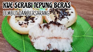 Kue Serabi Tepung Beras Lembut dan Bersarang [upl. by Innad]