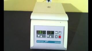 Heraeus BioFuge Pico Sorvall Centrifuge TheLabWorldGroup [upl. by Cristian]