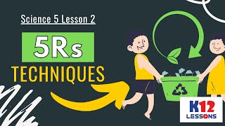 Science 5 Lesson 2  5Rs Techniques [upl. by Yekcor]