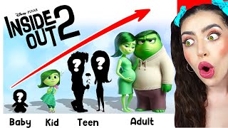 INSIDE OUT 2 Movie Characters GROWING UP LIFE AFTER HAPPY ENDING [upl. by Ojybbob]