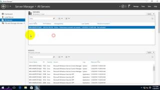 Windows Server 2016  How to use Server Manager and its features [upl. by Rehpotsyrk]