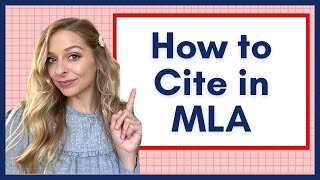 How to Cite in MLA Intext Citations and Works Cited [upl. by Lednik]