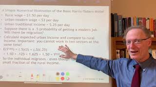 The Basic HarrisTodaro Migration Model and its Extensions [upl. by Cargian]