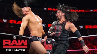 FULL MATCH  The Miz vs Roman Reigns – Intercontinental Title Match Raw October 2 2017 [upl. by Joub]