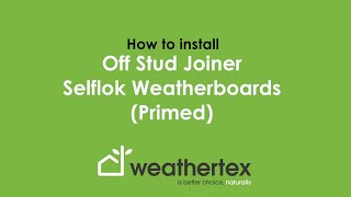 How to Install Off Stud Joiner Selflok Weatherboards Primed [upl. by Nelyaw]