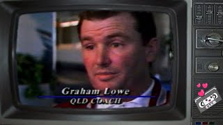 Ten News  State Of Origin Graham Lowe Return  David Fordham 1991 [upl. by Eenhat428]