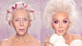 GLAM  at ANY age Makeup on Mature Skin  PAINTEDBYSPENCER [upl. by Kirk506]