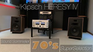 Klipsch HERESY IV  70s SuperSelection [upl. by Ayit]