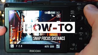 How to use the SNAP FOCUS like a PRO feat EYExplore  RICOH GR II [upl. by Oetam]