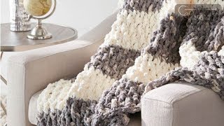 How to Crochet Easy Lush Life Blanket [upl. by Schulz]