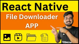 React Native File Downloader  Image Video amp Other Files 🔥  In Hindi  Engineer Codewala [upl. by Nnazus74]