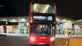 LK60 AGVMetroline Travel 60Reg ADL Enviro400 Trident [upl. by Enilhtak]