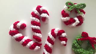 Crochet Pattern Candy Canes [upl. by Hilliary]