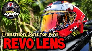 REVO LensTRANSITION Lens for KYT NFR  BIOMECH  Unboxing amp Review [upl. by Judi]