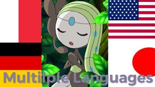 Meloetta Transformation In 4 Different Languages [upl. by Sivle]