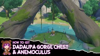 Genshin Impact  How to get Dadaupa Gorge Chest amp Anemoculus [upl. by Branden]