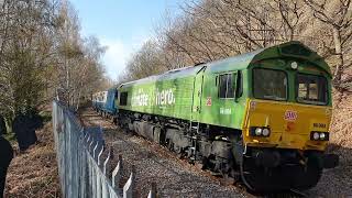 UK Railtours Last Chance Railtour Doncaster amp Deepcar Branch to Stocksbridge Steelworks 84233 [upl. by Koy]