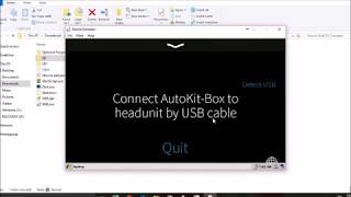 WinCE HeadUnits Idea  AutoKit Total Commander Easy Connected with Menu Options [upl. by Alleynad704]