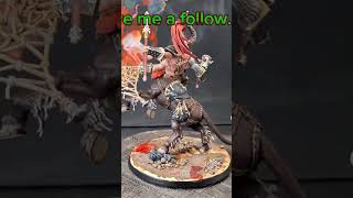 Centaur gladiator from warcry shorts capcut miniaturepainting gladiator warhammer 40k smile [upl. by Attalie]