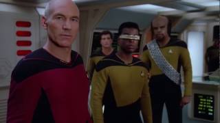 Picards very first borg contact Star Trek TNG HD [upl. by Lisabeth675]