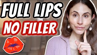 How to KEEP LIPS FULL WITHOUT INJECTIONS  DrDrayzday [upl. by Nosnev]