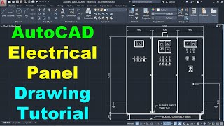 AutoCAD Electrical Control Panel Board Drawing Tutorial for Electrical Engineers [upl. by Idhem93]