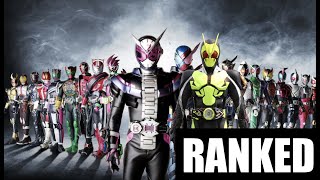 All Heisei amp Reiwa Kamen Rider Series RANKED  2020 Edition [upl. by Adyam978]