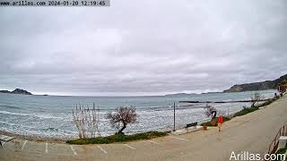 20240120 Arillas Corfu Live Webcam [upl. by Clair]