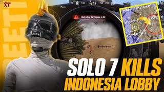 20 KILLS CHICKEN DINNER IN TOURNAMENT 🇮🇩 • SOLO 7 KILLS [upl. by Rayham794]